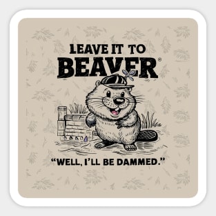 Leave it to Beaver Sticker